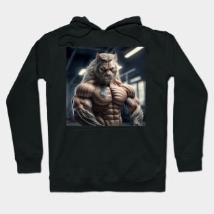 Strong Lion Cat Hoodie